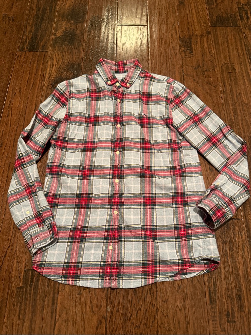Vineyard Vines Boys Flannel Size XL